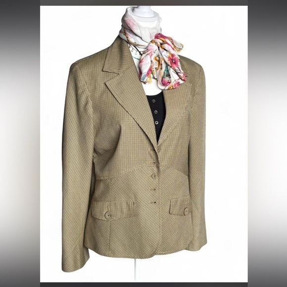 Jackpot Jackets & Blazers - Tailored Tan Preppy Vintage Y2K Blazer